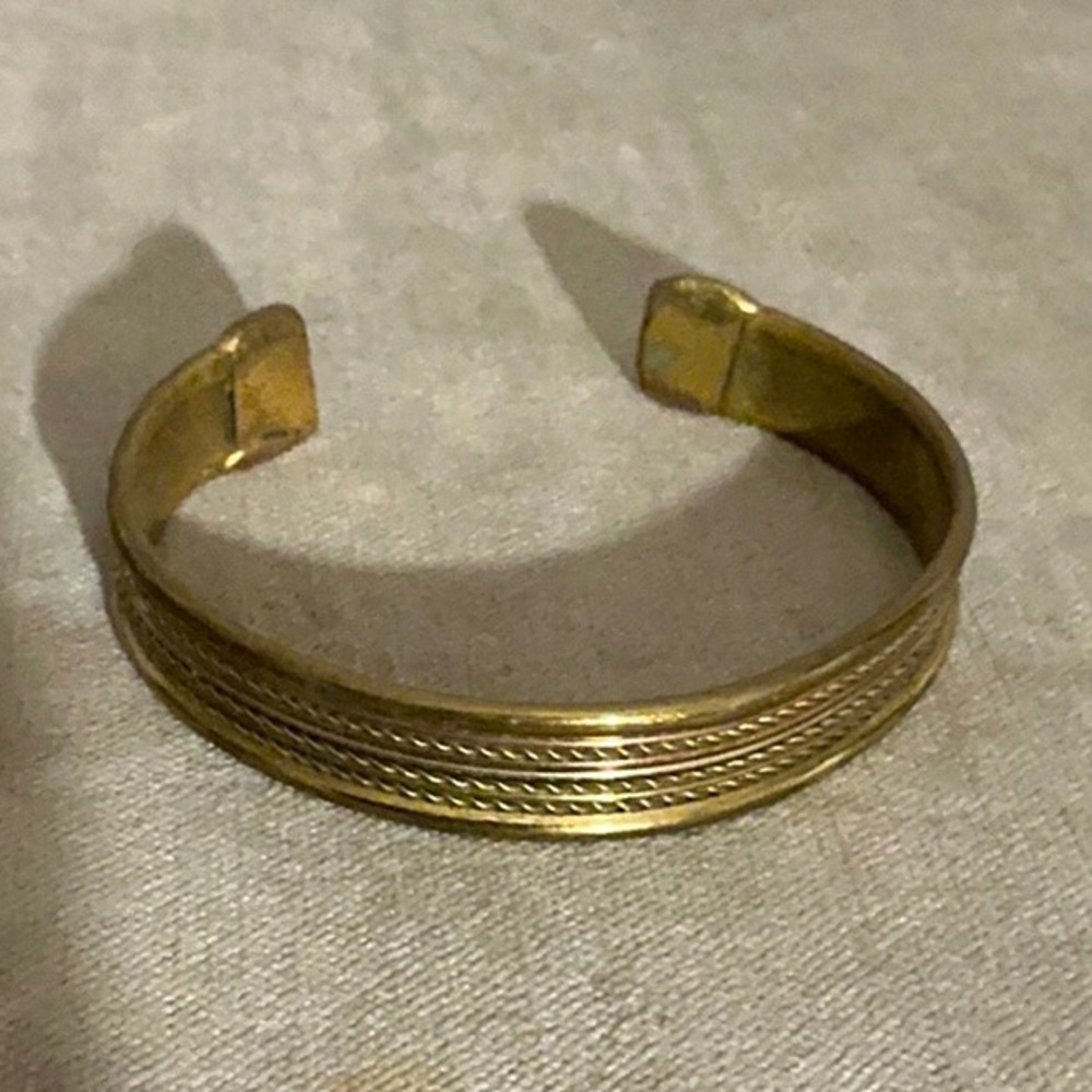 Vintage Brass & Copper Cuff Bracelet